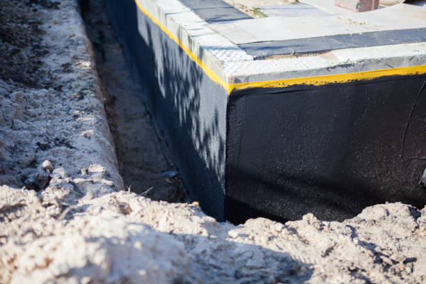 Residential Waterproofing installation at a Pioneer, OH home by SJ Waterproofing Pros